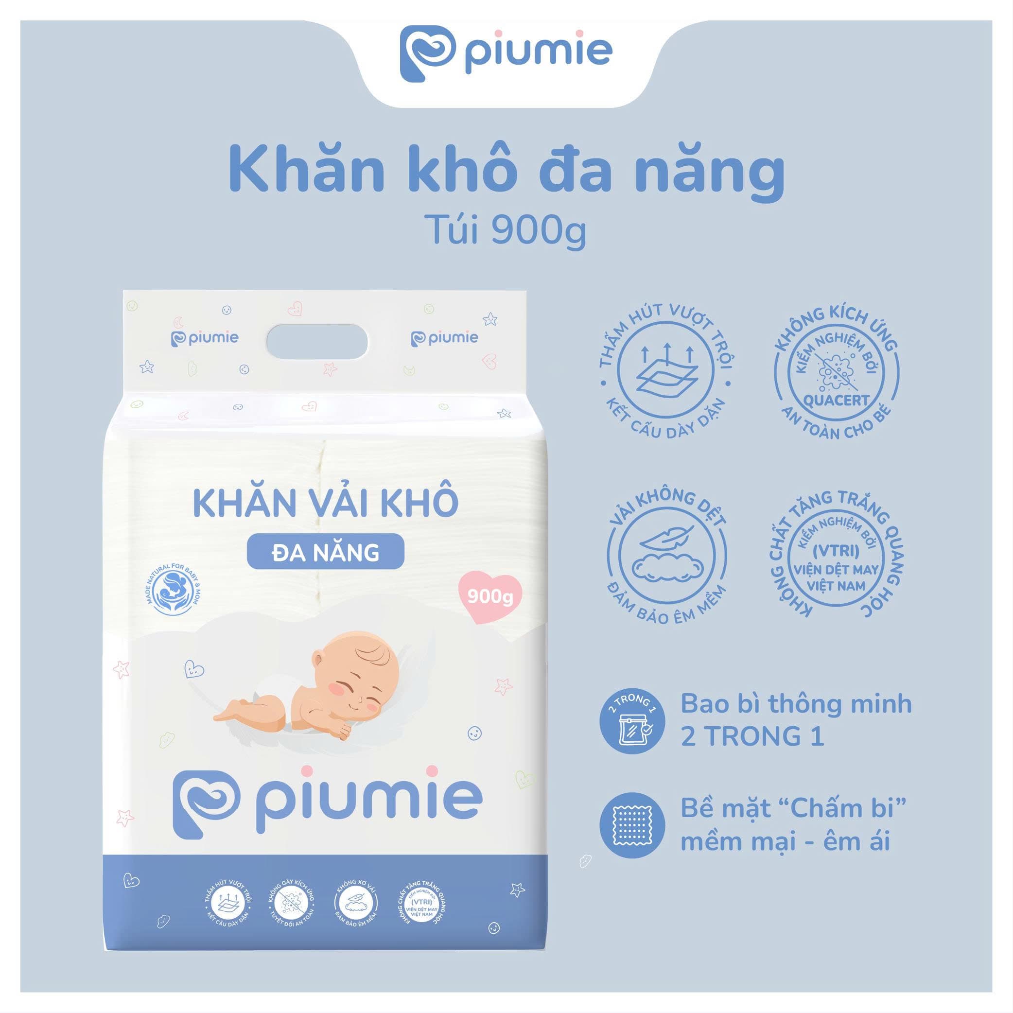 Khăn khô đa năng Piumie