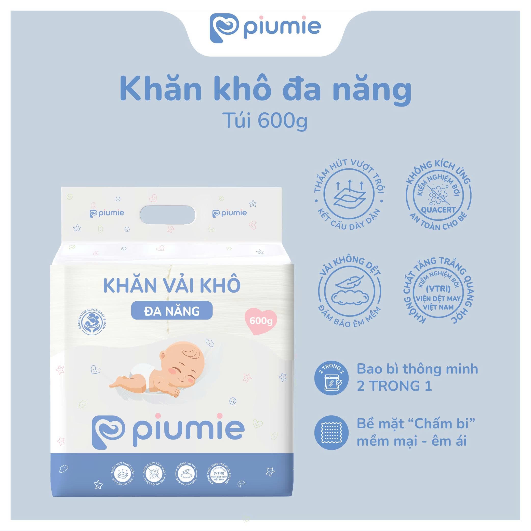 Khăn khô đa năng Piumie 3
