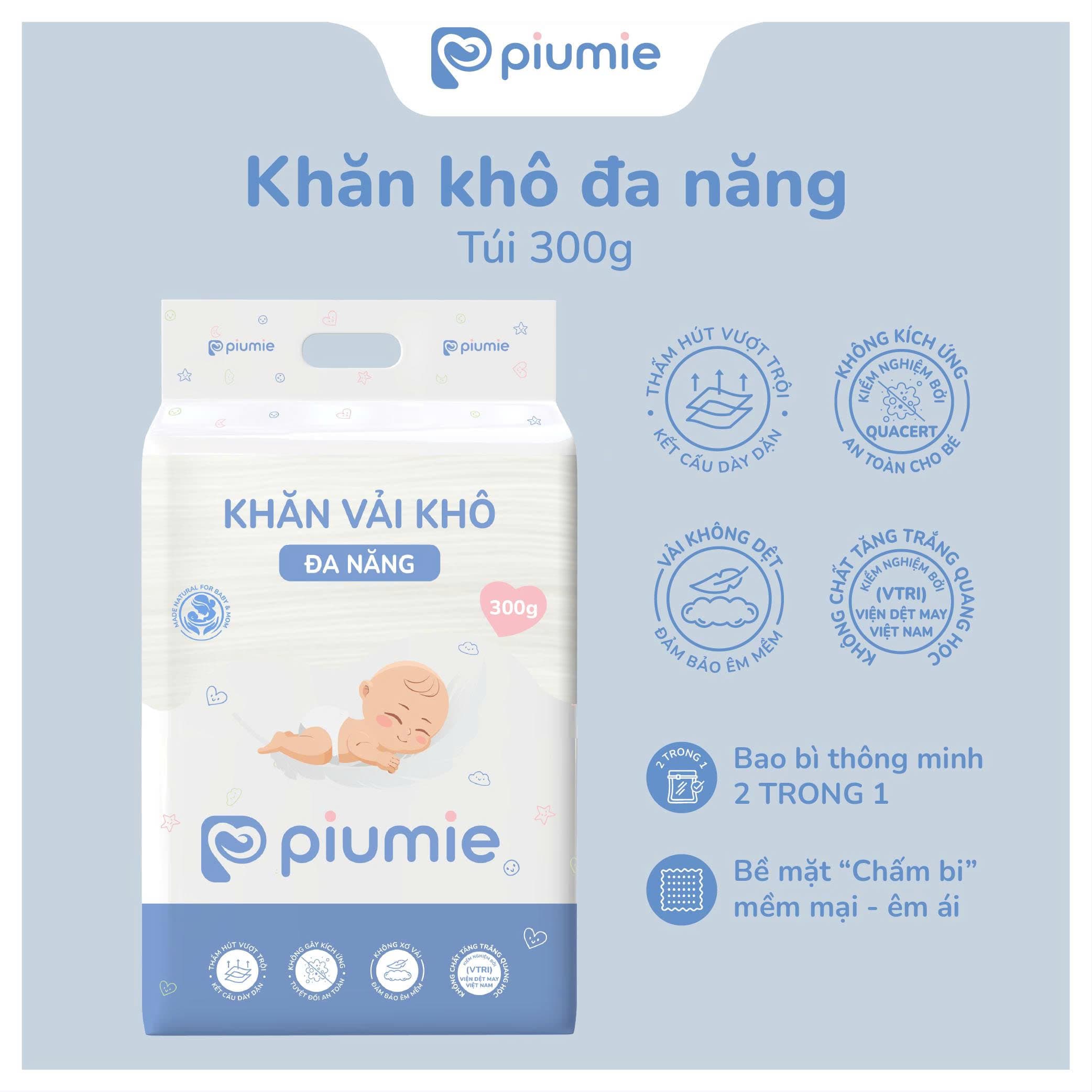 Khăn khô đa năng Piumie 4