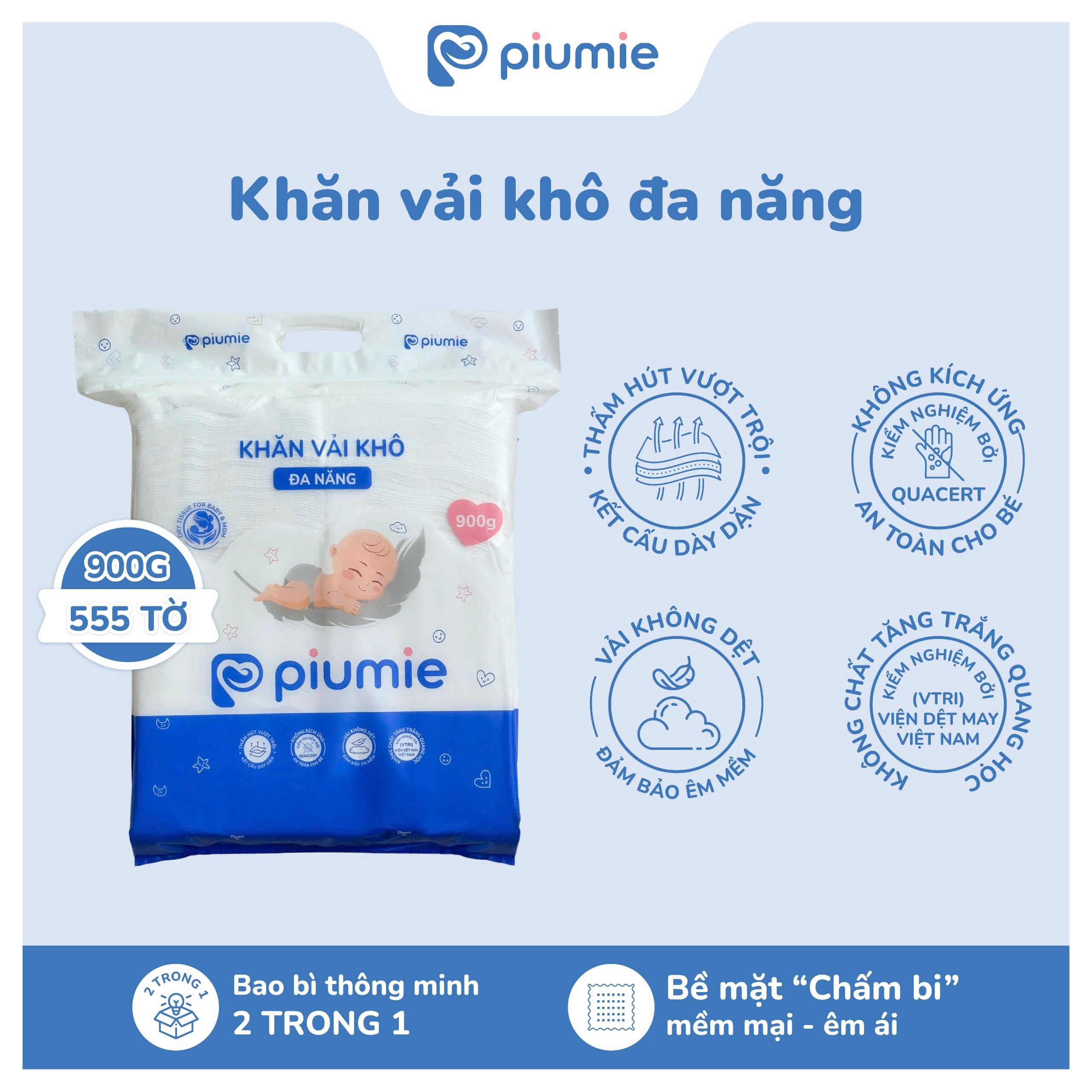 KM Khăn khô đa năng 4