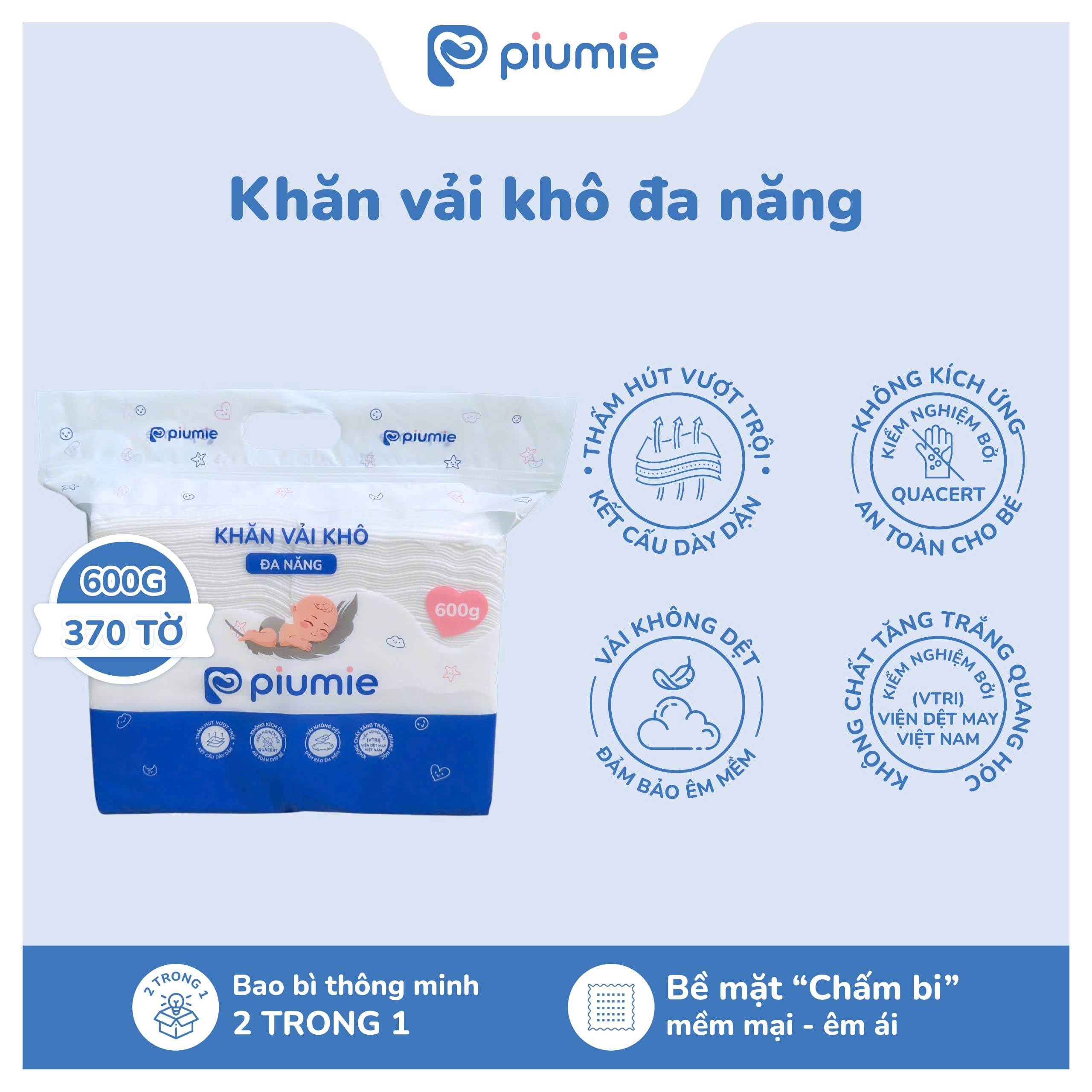 KM Khăn khô đa năng 3
