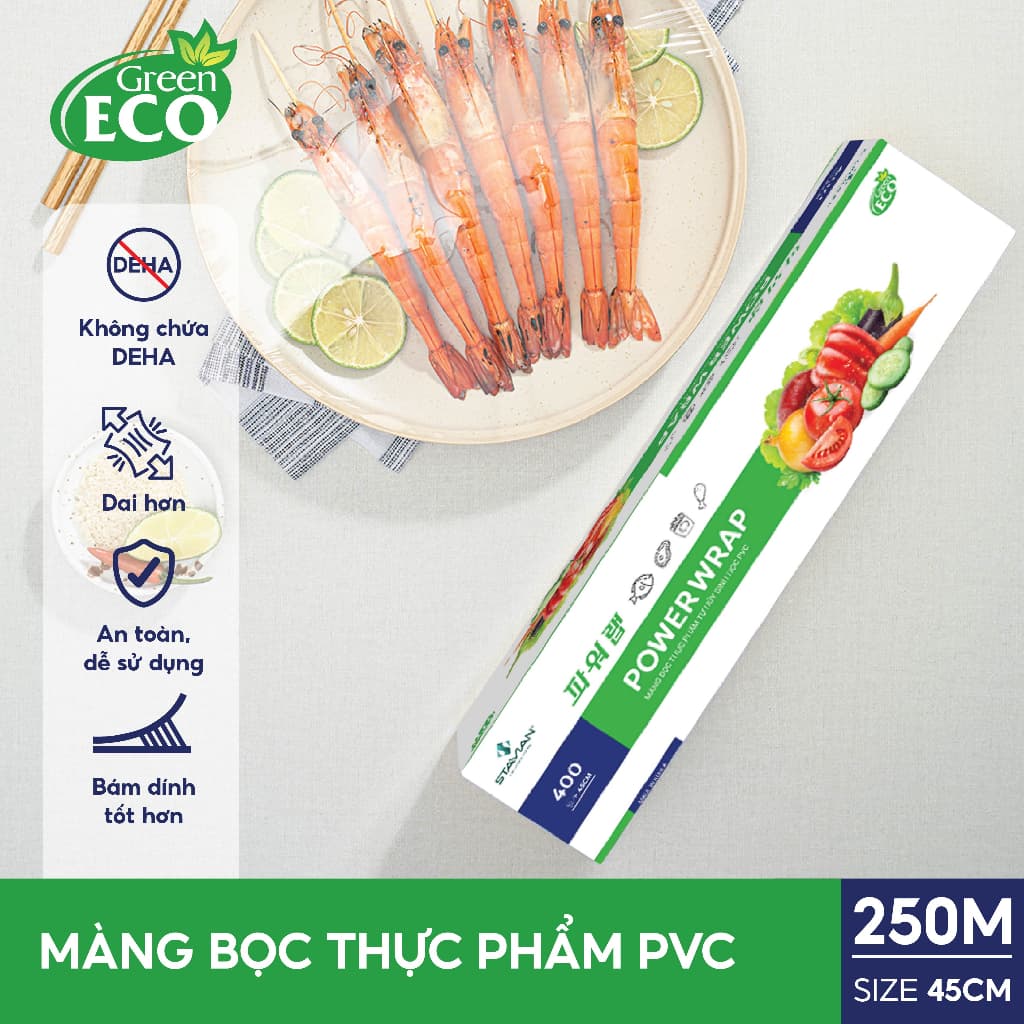 [SIÊU TIẾT KIỆM] Màng bọc Thực phẩm PVC STAHAUS An toàn Sức khỏe Co Giãn Tốt 30cm x 200m - Hàng Chính hãng 5