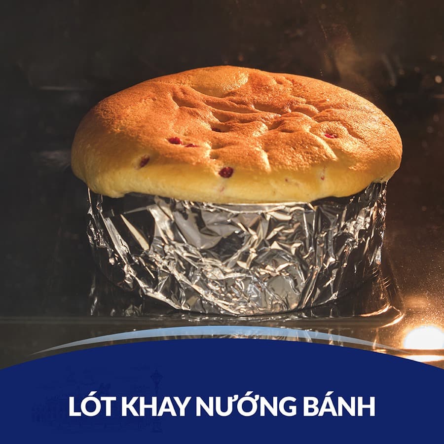 Giấy Bạc Nồi Chiên Không Dầu STAHAUS 1kg - Màng Nhôm Nướng Thực Phẩm, Bọc Thực Phẩm An Toàn 7
