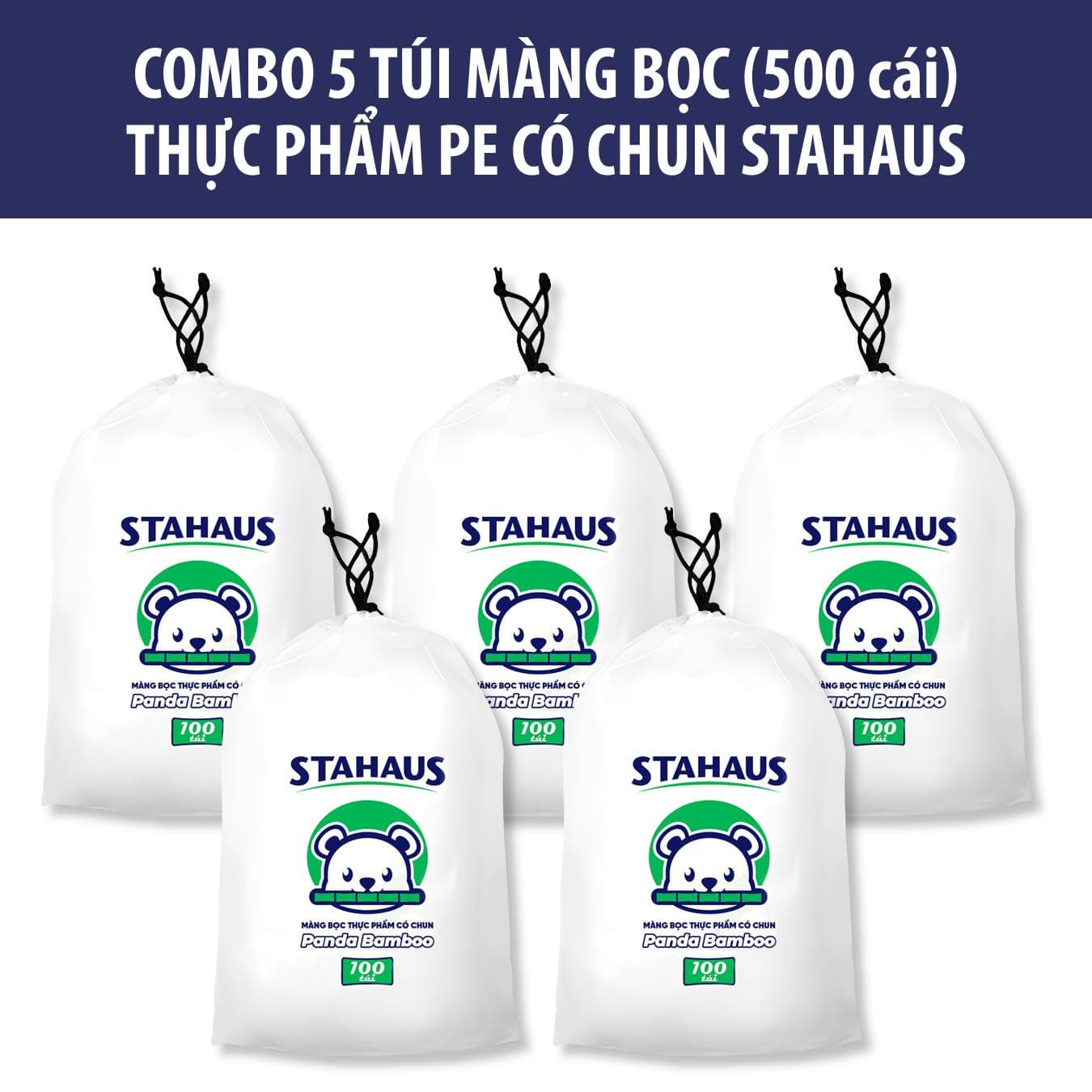 Màng bọc thực phẩm có chun PE Stahaus tiện lợi và dễ dàng sử dụng 5